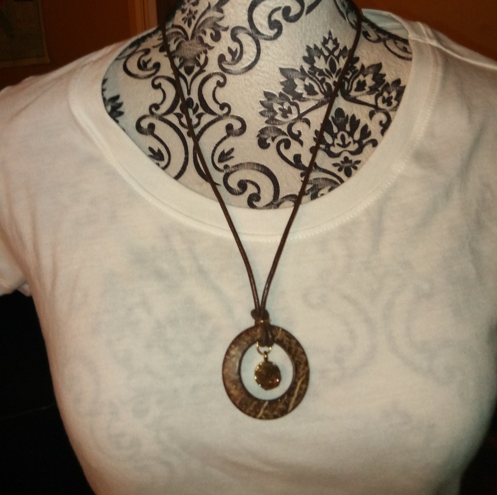 Earth tones necklace